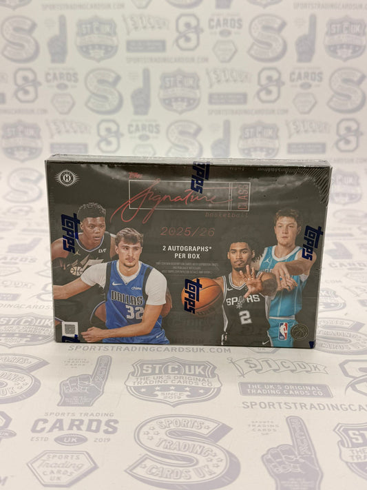 2025-26 Topps Signature Class Basketball Hobby Box - Sports Trading Cards UK