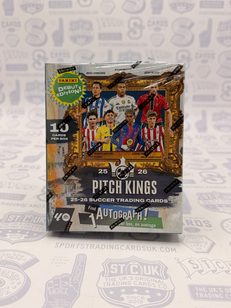 2025-26 Panini Pitch Kings Soccer Hobby International Box - Sports Trading Cards UK