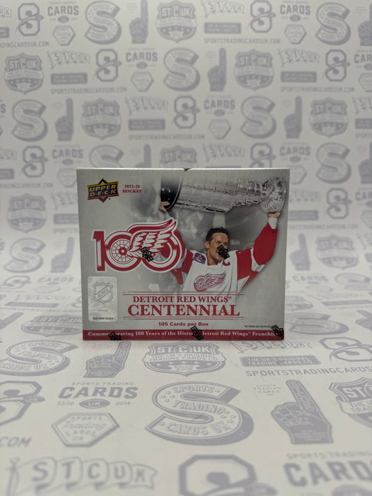 2025-26 Upper Deck Detroit Red Wings Centennial Hockey Box Set