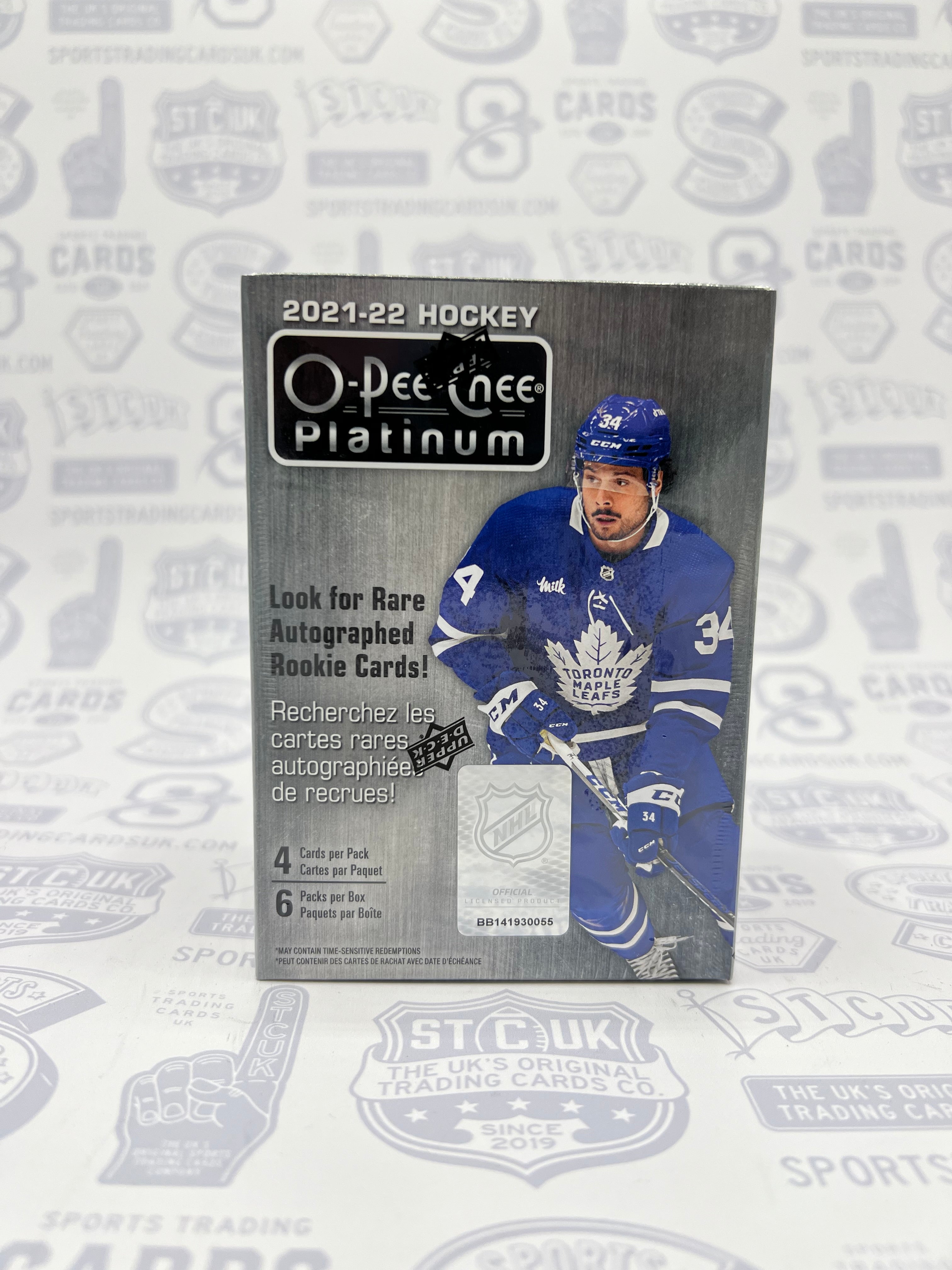 2021-22 Upper Deck O-Pee-Chee Platinum NHL Blaster Box