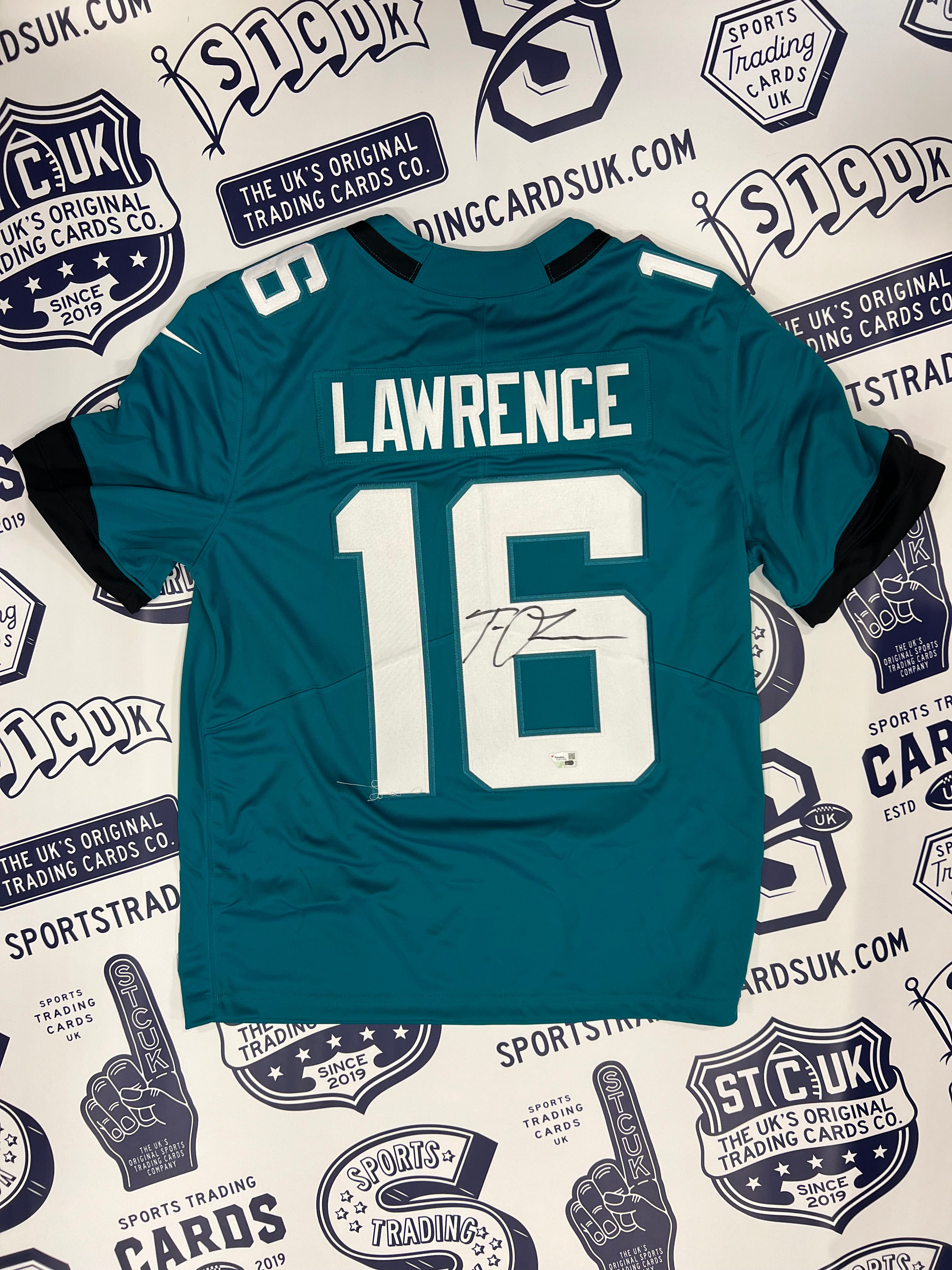 Trevor Lawrence Jacksonville Jaguars Autographed Nike Teal Elite Jersey