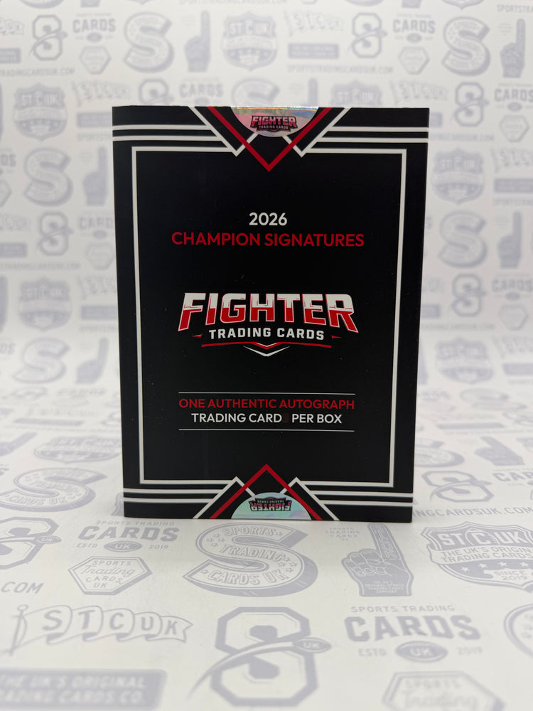 2026 Fighter Trading Cards Champion Signatures Box