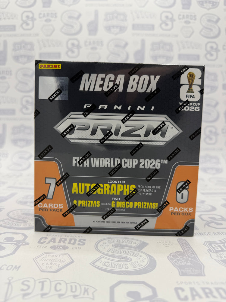 2026 Panini Prizm FIFA World Cup 2026 Soccer Mega Box - Sports Trading Cards UK