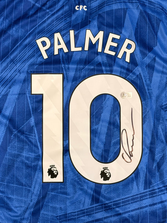 COLE PALMER SIGNED CHELSEA HOME SOCCER JERSEY #10 - Sports Trading Cards UK