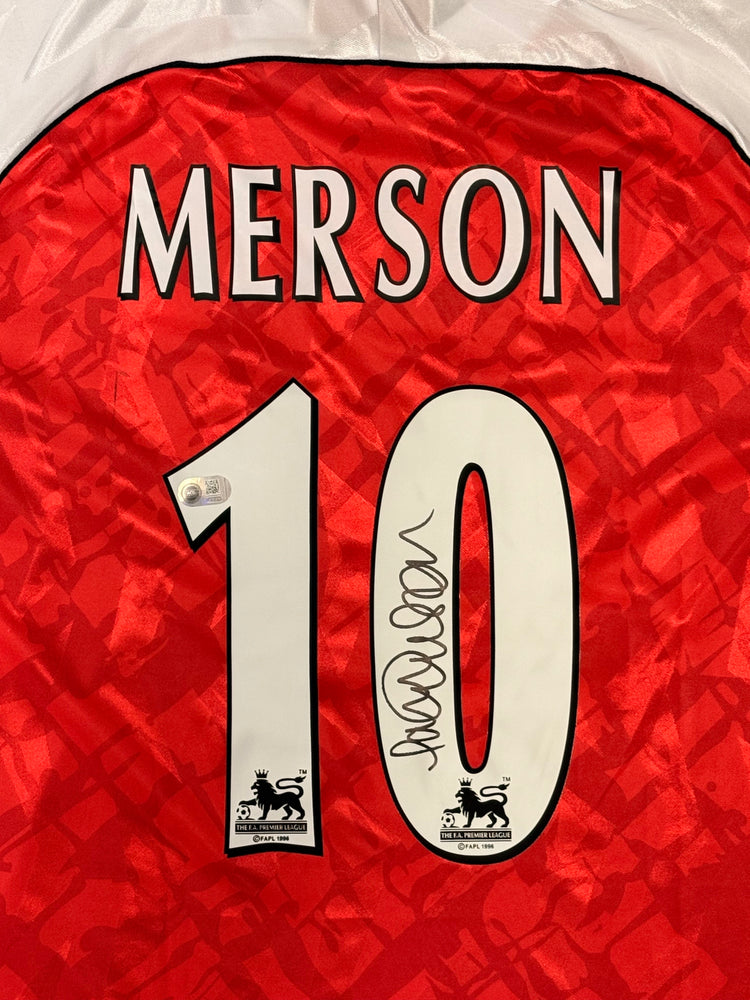 Paul Merson Signed Arsenal Jersey