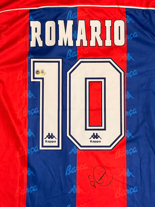 Romario Signed Barcelona Jersey