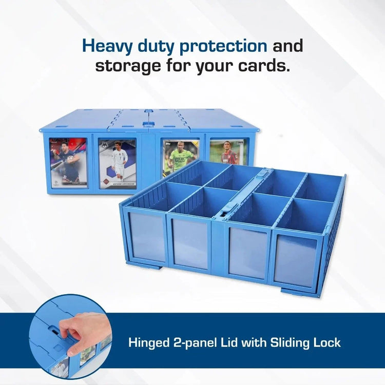 BCW Collectible Card Bin - 3200 - Blue - Sports Trading Cards UK
