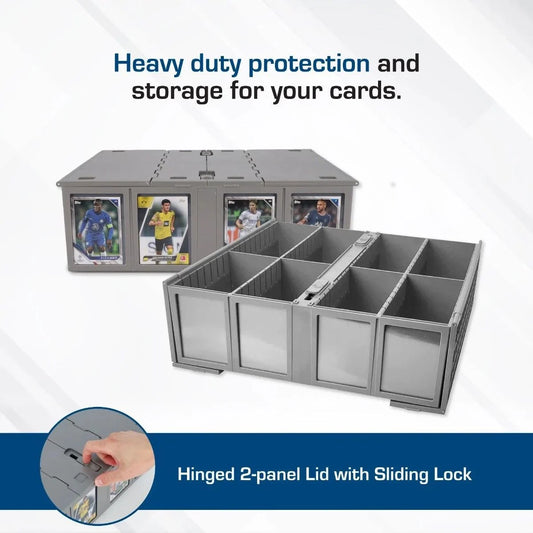 BCW Collectible Card Bin - 3200 - Gray - Sports Trading Cards UK