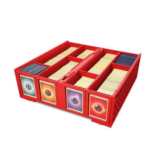 BCW Collectible Card Bin - 3200 - Red - Sports Trading Cards UK