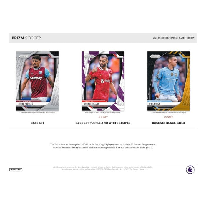 2024-25 Panini Prizm English Premier League Soccer Hobby 12-Box Case
