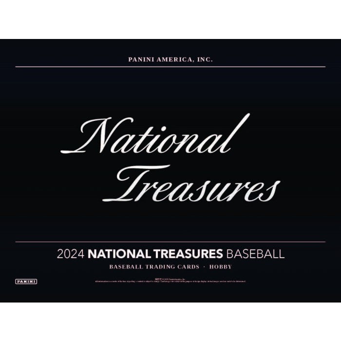 Pre Order - 2024 Panini National Treasures Baseball Hobby Box