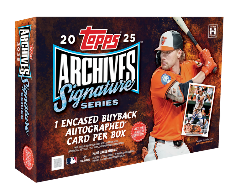 Pre Order - 2025 Topps Archives Signature Series Active Players Edition Baseball Hobby Box
