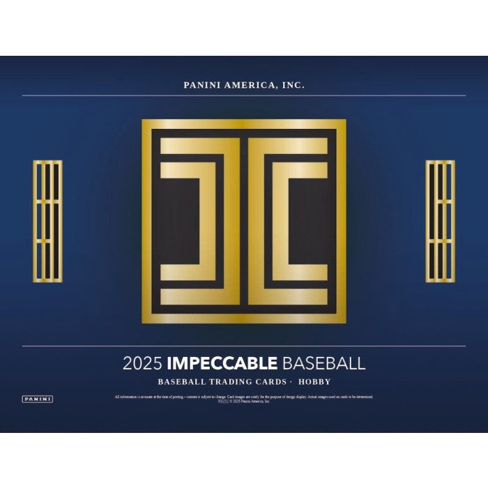 Pre Order - 2025 Panini Impeccable Baseball Hobby Box