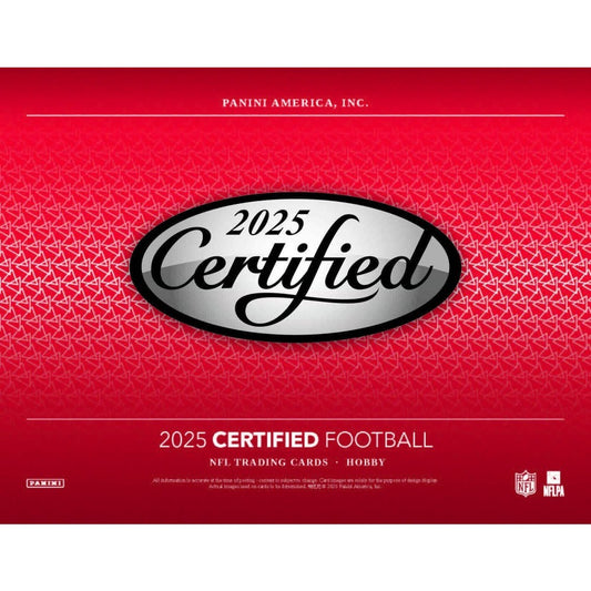 Pre Order - 2025 Panini Certified Football Hobby Box