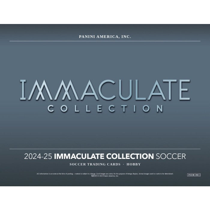 Pre Order - 2024-25 Panini Immaculate Soccer Hobby Box