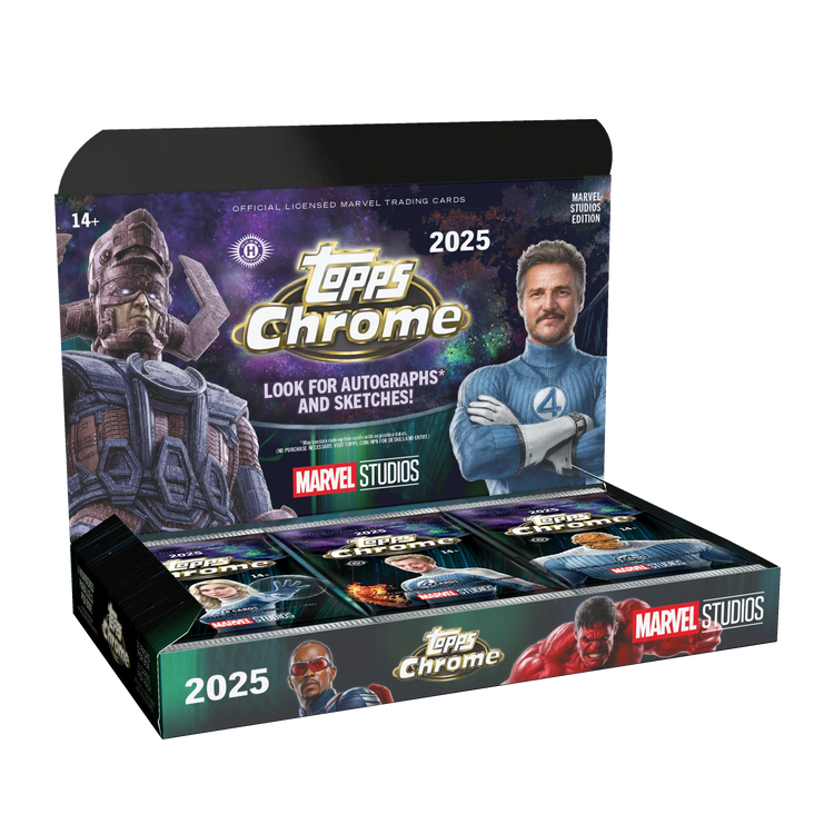 2025 Topps Marvel Studios Chrome Hobby Box