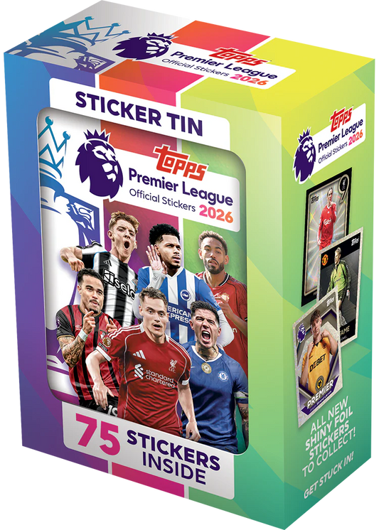 Topps Premier League Stickers 2026 - Sticker Tin