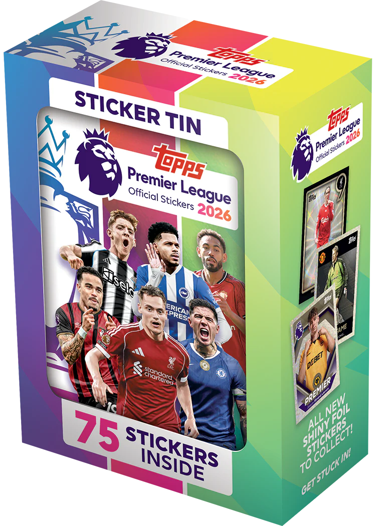 Topps Premier League Stickers 2026 - Sticker Tin