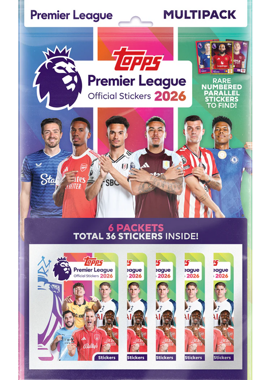 Topps Premier League Stickers 2026 - Multipack