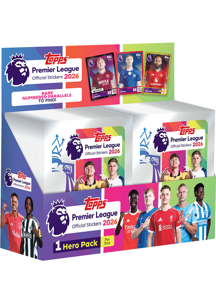 Topps Premier League Stickers 2026 - Full Box - Sports Trading Cards UK