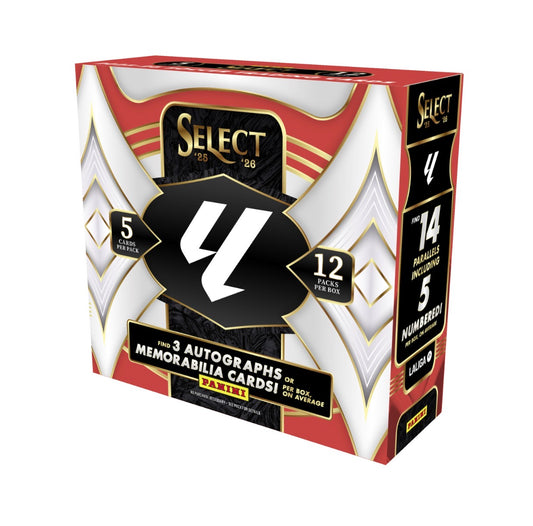 Pre Order - 2025-26 Panini Select La Liga Soccer Hobby Box
