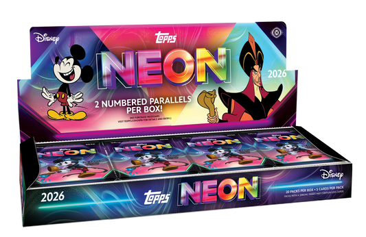 Pre Order - 2026 Topps Disney Neon Hobby Box