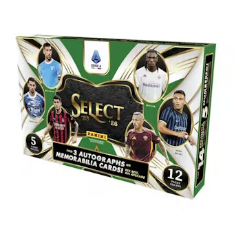 Pre Order - 2025-26 Panini Select Serie A Soccer Hobby Box - Sports Trading Cards UK