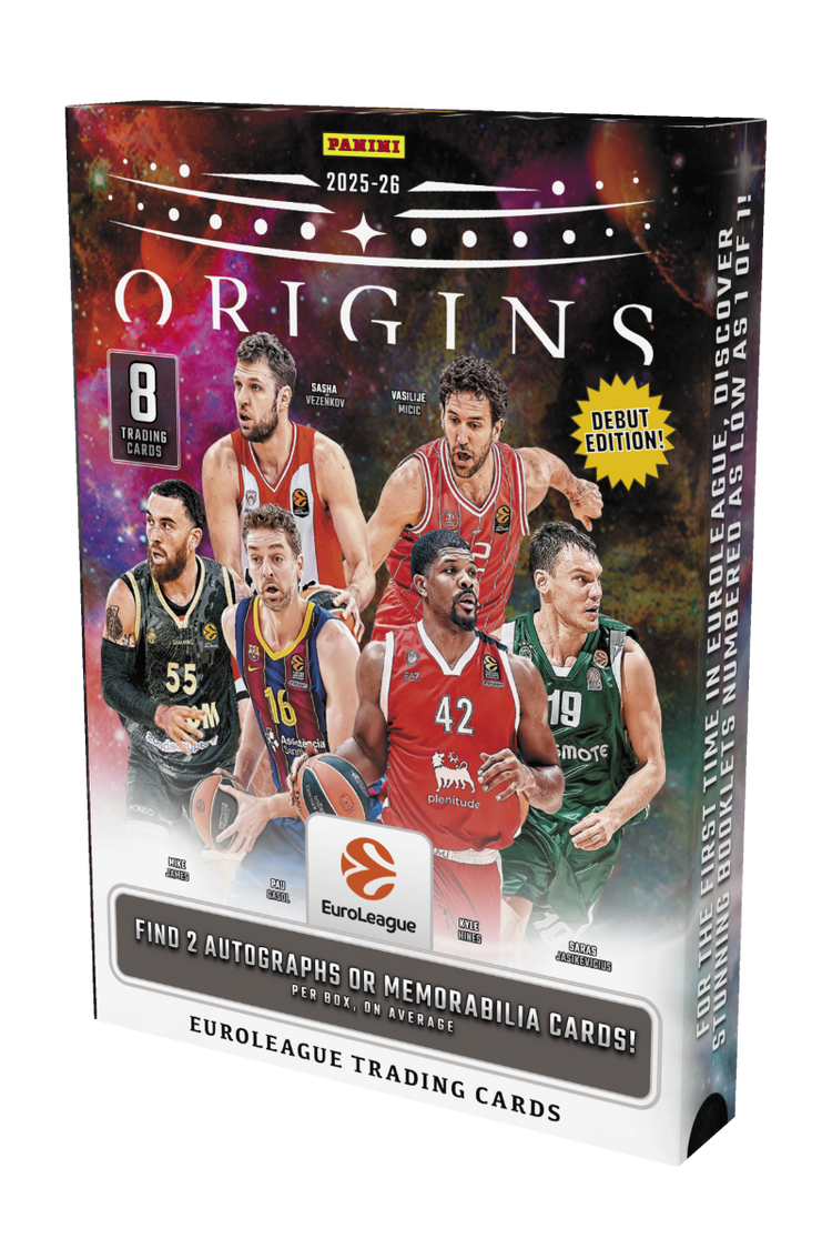 Pre Order - 2025-26 Panini Origins EuroLeague Basketball Hobby Box