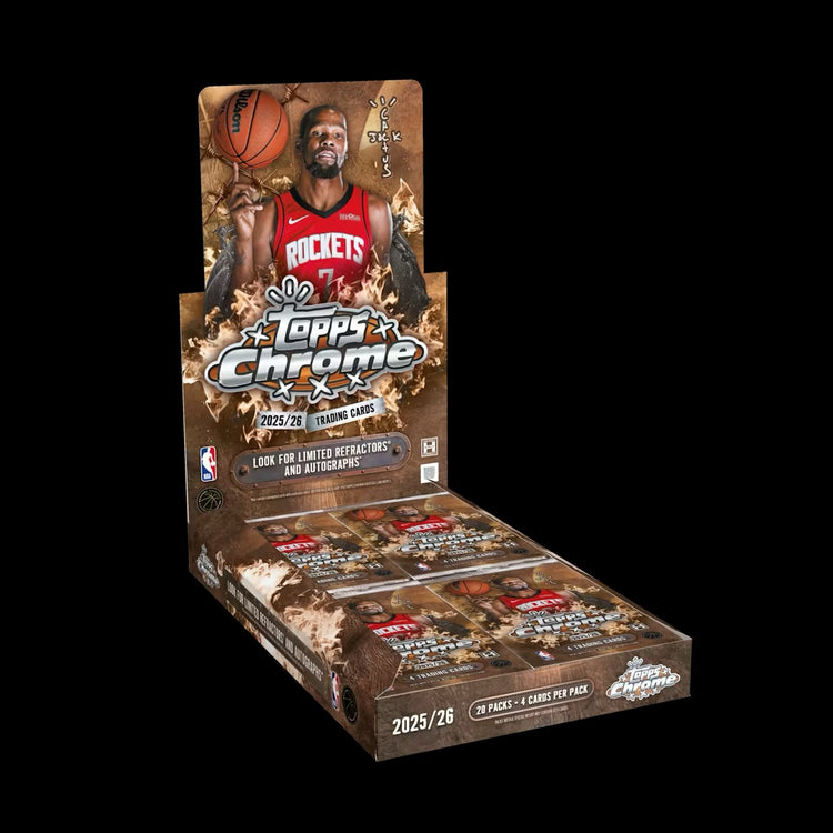 Pre Order - 2025-26 Topps Chrome Cactus Jack Basketball Hobby Box
