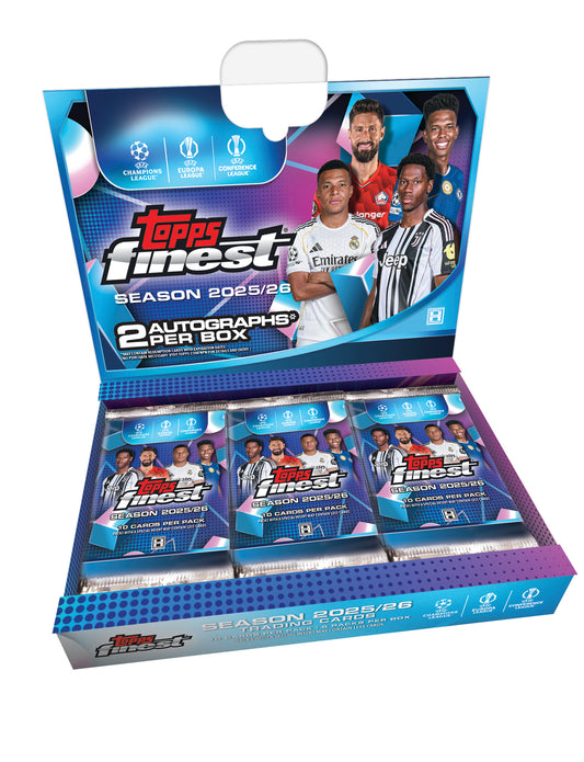 Pre Order - 2025-26 Topps UEFA Club Competitions Finest Soccer Hobby Box