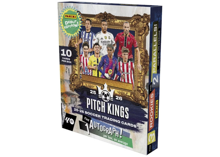 Pre Order - 2025-26 Panini Pitch Kings Soccer Hobby International Box