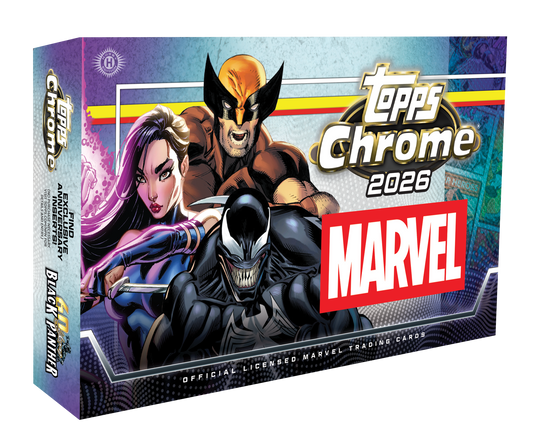 Pre Order - 2026 Topps Chrome Marvel Comics Hobby Box