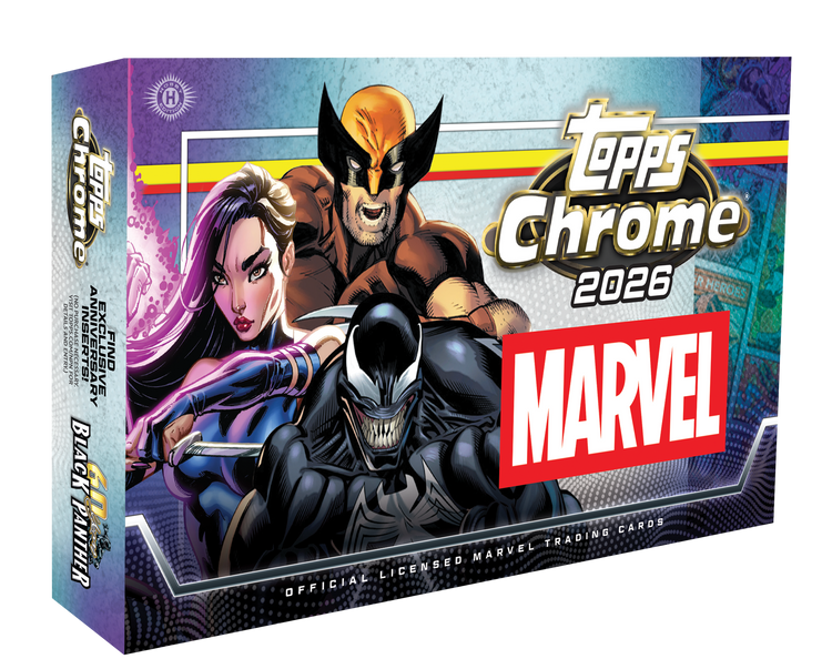 Pre Order - 2026 Topps Chrome Marvel Comics Hobby Box