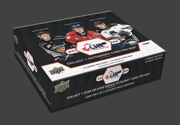 Pre Order - 2025-26 Upper Deck CHL Hockey Hobby Box