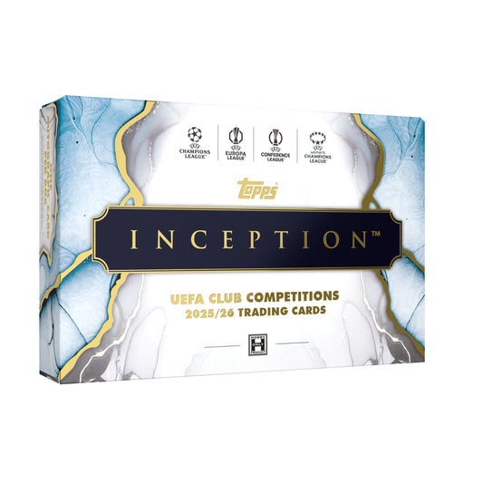 Pre Order - 2025-26 Topps Inception UEFA Club Competitions Soccer Hobby Box