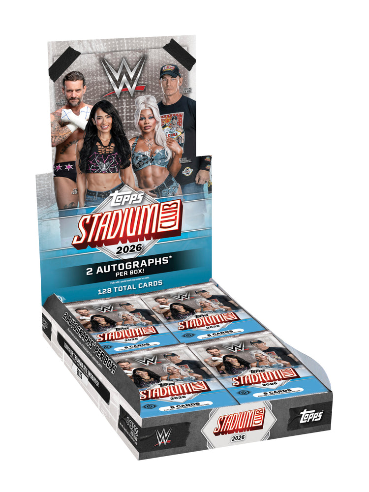 Pre Order - 2026 Topps Stadium Club WWE Wrestling Hobby Box
