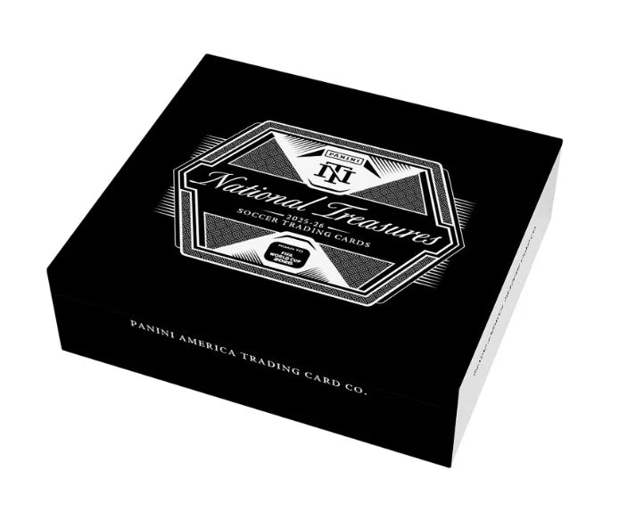 Pre Order - 2025-26 Panini National Treasures FIFA Road to World Cup Soccer Hobby Box - Sports Trading Cards UK