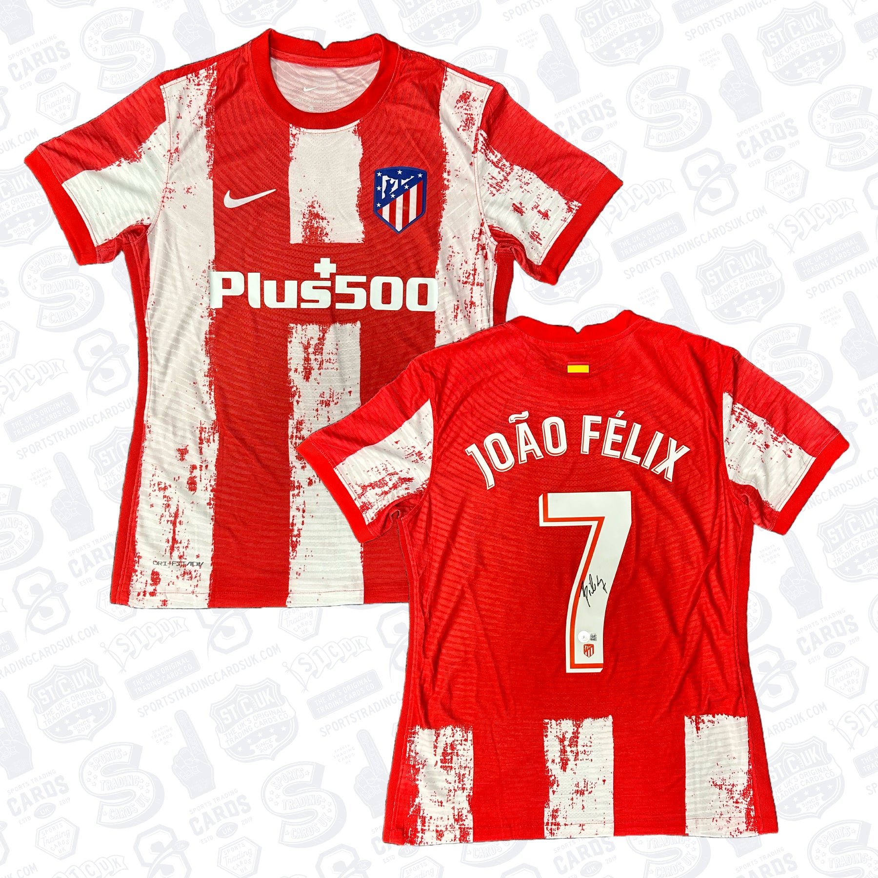 Joao Felix Signed Atletico Madrid Jersey 7 Beckett COA