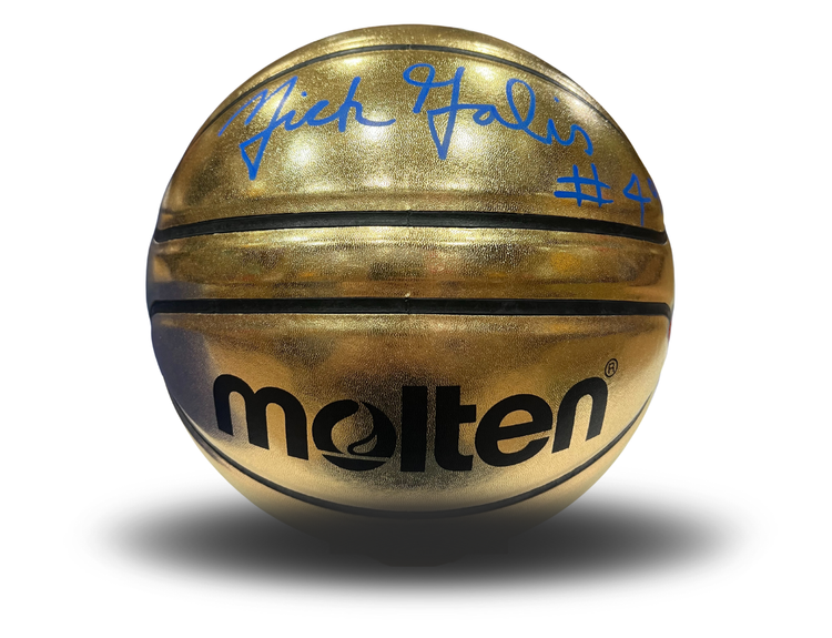 Nick Galis Autographed Authentic Molten Gold BG-SL7 Basketball “4” Inscription, Limited to 87