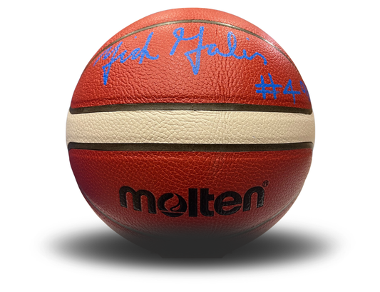 Nick Galis Autographed Authentic Molten BG-4500 FIBA Basketball w’ “4” Inscription, Limited to 87