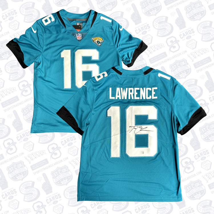 Trevor Lawrence Jacksonville Jaguars Autographed Teal Nike Limited Jersey