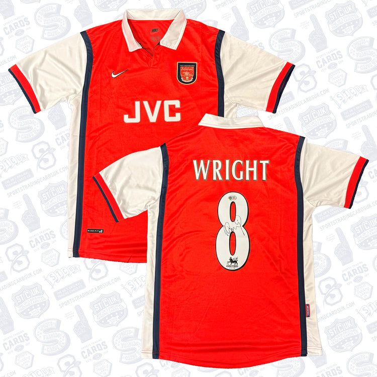 Ian Wright Signed Arsenal Jersey