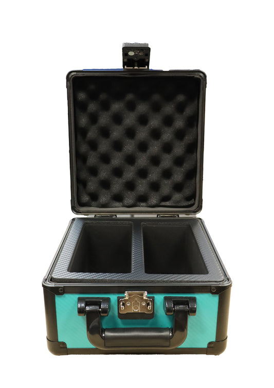 Zion Cases SLAB CASE 2 ROW Carbon Fiber Teal