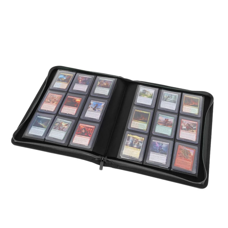 BCW Z-Folio 9-Pocket LX Album - Toploaders - Black