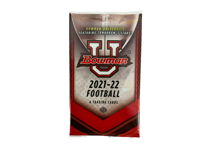 2022 Bowman University Chrome Football Hobby Pack