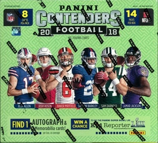 2018 Panini Contenders Football 14-Pack Mega Box - Sports Trading Cards UK