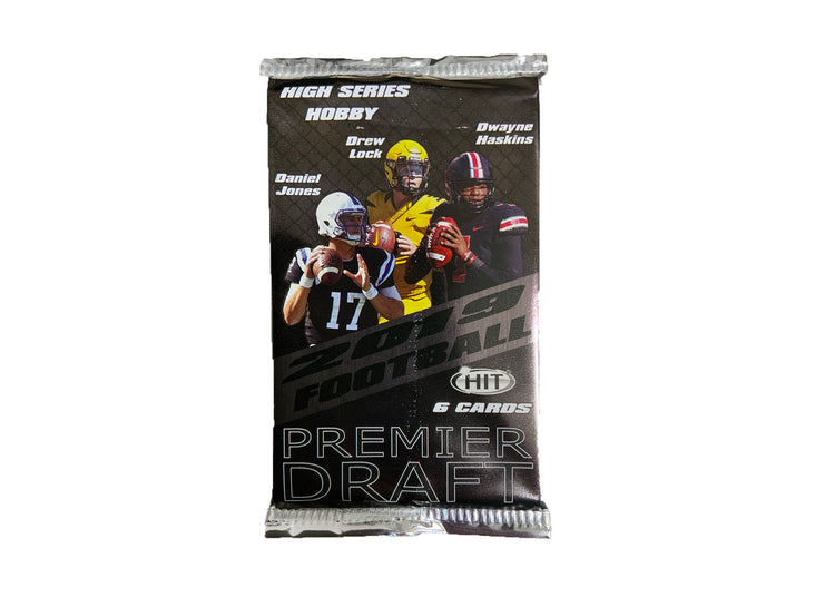 2019 Sage Hit Premier Draft High Series Football Hobby Pack
