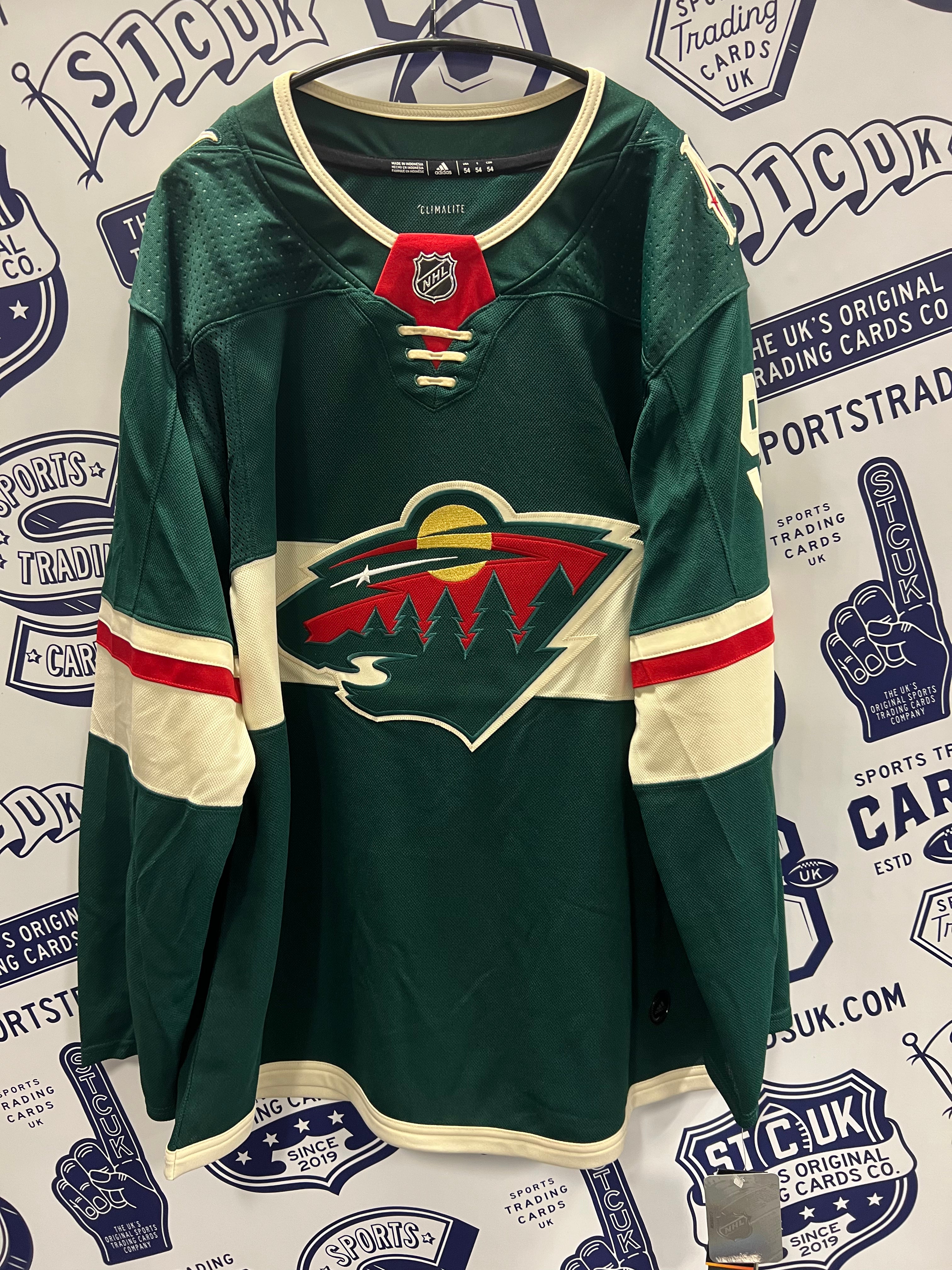 Kirill Kaprizov Green Minnesota Wild Autographed adidas Authentic Jersey