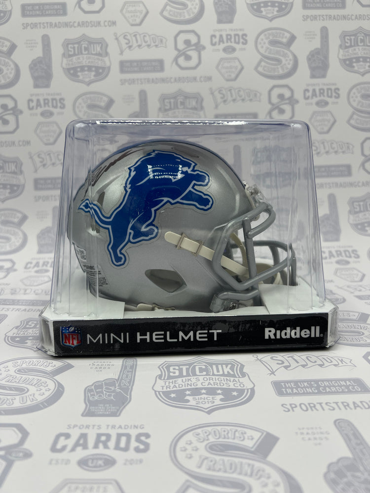 D'Andre Swift Detroit Lions Autographed Riddell Speed Mini Helmet