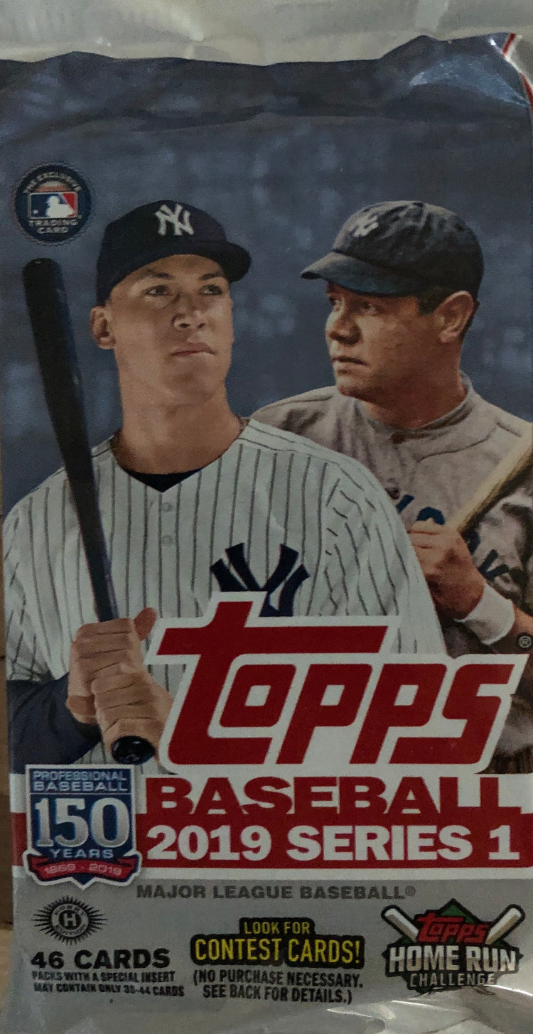 2019 Topps Series 1 Baseball HTA Jumbo Hobby Pack - Sports Trading Cards UK